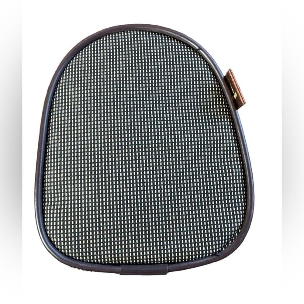 EMIRATES Brown Nylon Small Travel Pouch Accessory Case Bag